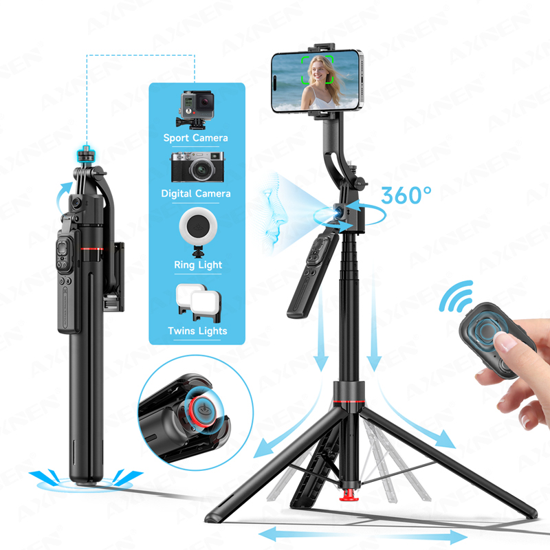 Auto Tracking Tripod - TT07 Asta Selfie Estensibile da 69