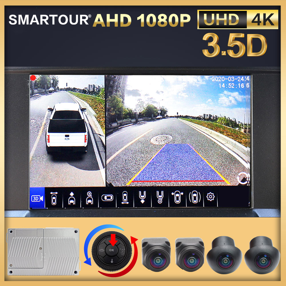 Action Camera 4K - SMARTOUR HD 1080P 3.5D 360 Gradi