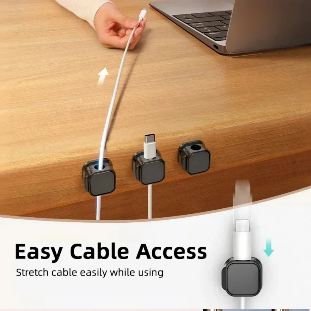 Magnetic Charging Cable - Organizzatore magnetico per cavi, regolabile e