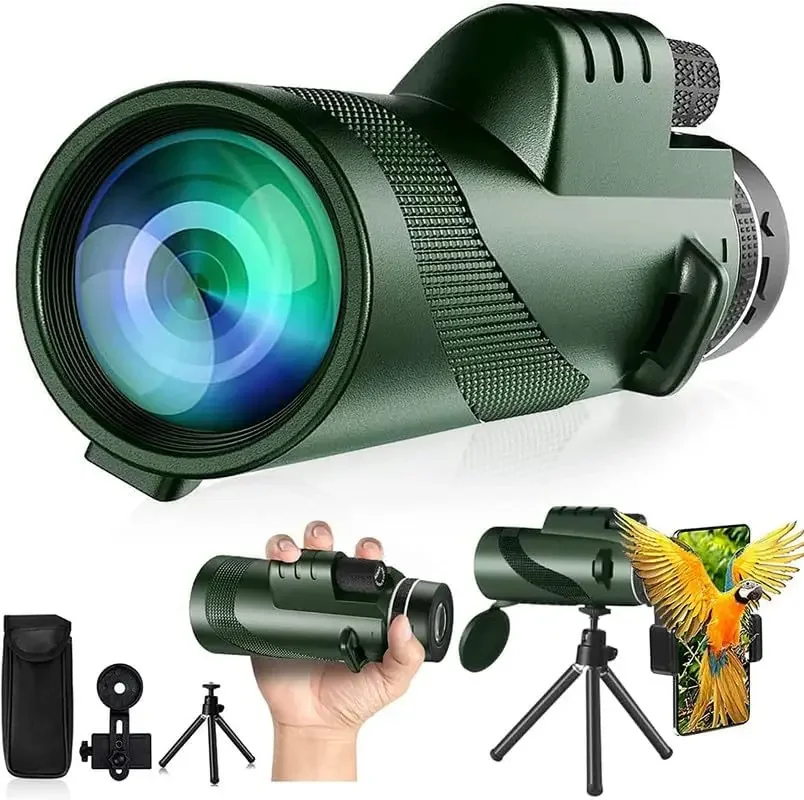 Auto Tracking Tripod - Monoculare HD 80x100 per adattatore smartphone