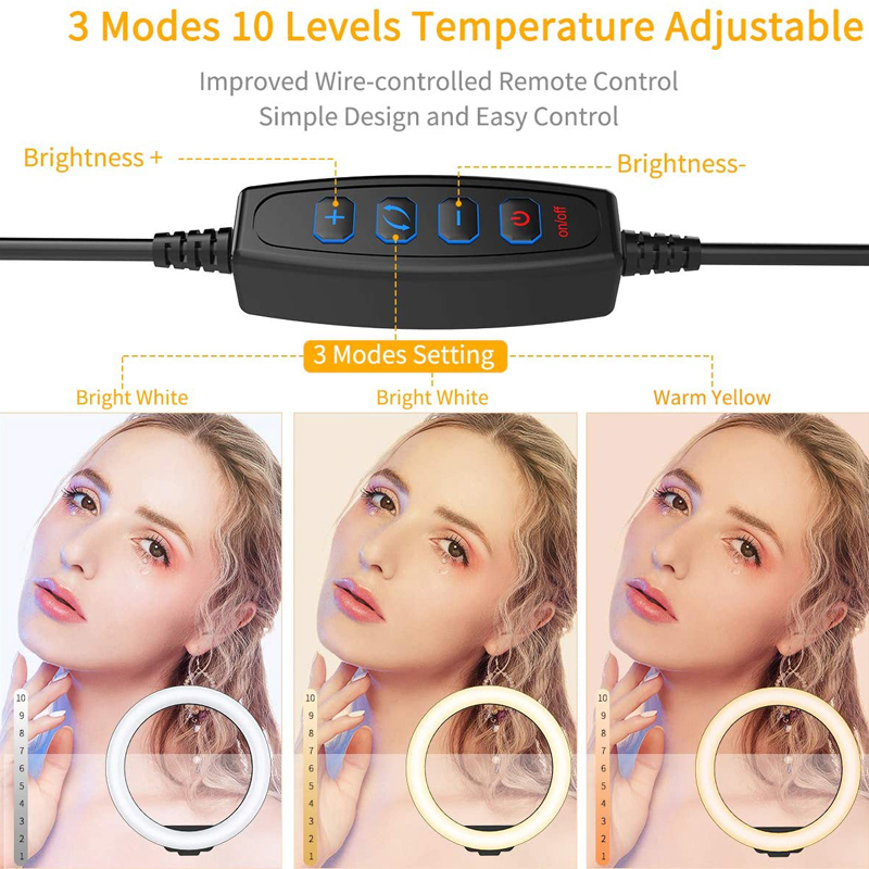Luce ad anello LED per selfie  - Auto Tracking Tripod recensione e prezzo