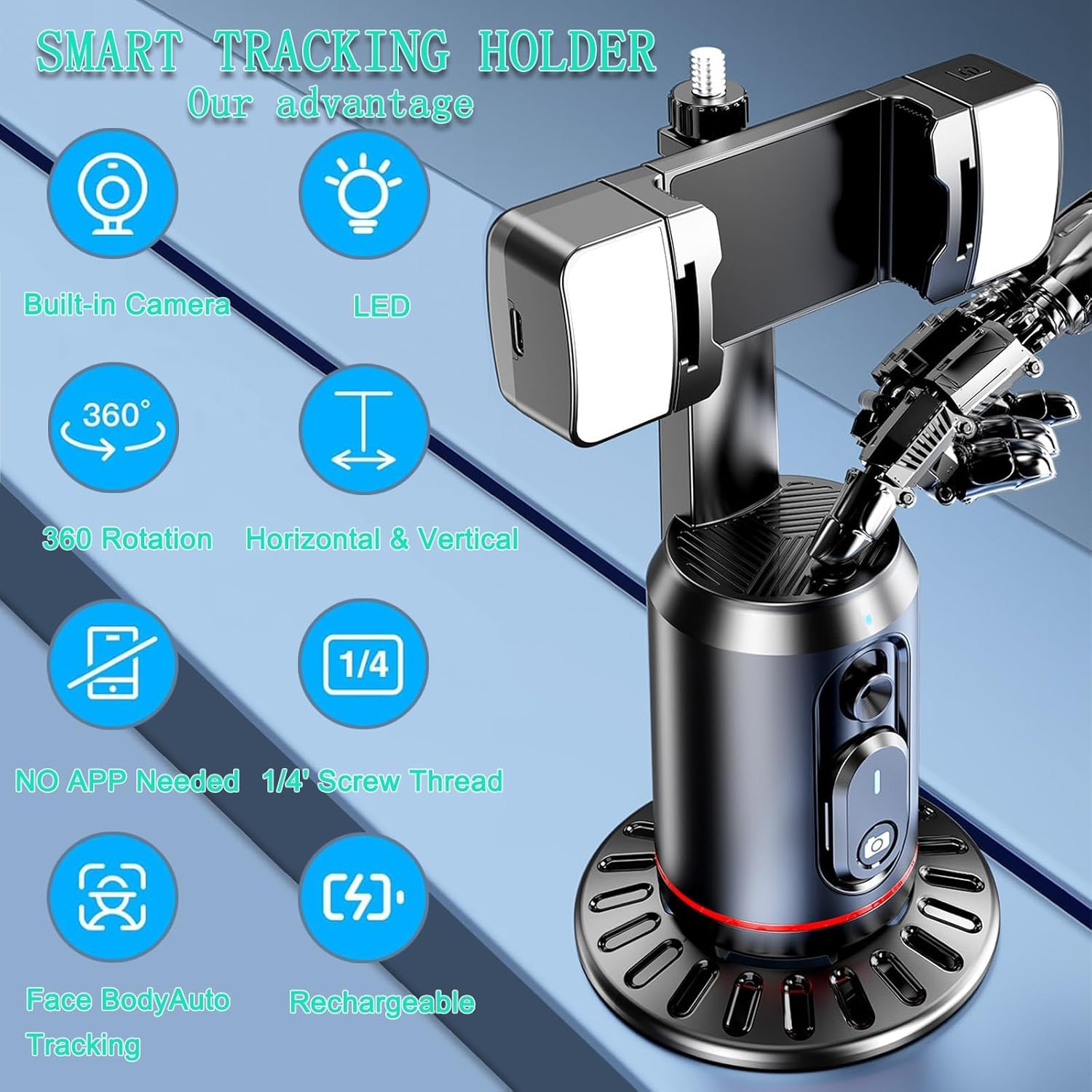 Treppiede con Tracciamento Aut - Auto Tracking Tripod recensione e prezzo