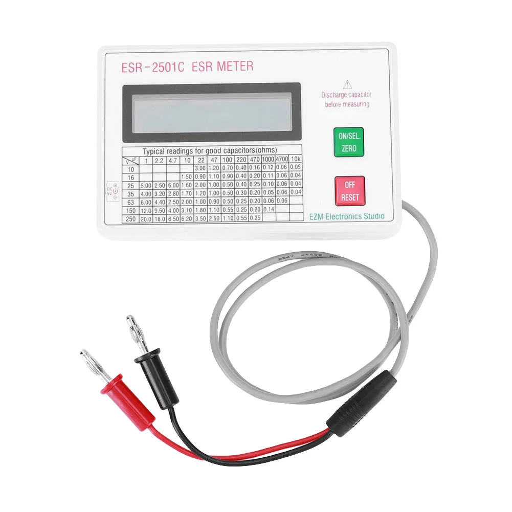 Tester di capacità ESR2501C co - Electronics Quiz recensione e prezzo